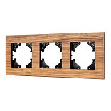 Рамка из натурального дерева FRM-XSILO-WD-3-SNL (Arlight, -)