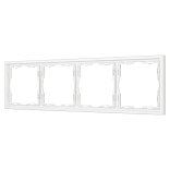 Рамка пластиковая FRM-NOBE-SFPL-4-WH (Arlight, -)