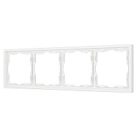 Рамка пластиковая FRM-NOBE-SFPL-4-WH (Arlight, -)