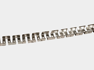 Стальной крепёж 1 м для неоновой ленты 6×12 мм MNT-CC2120-ST1M