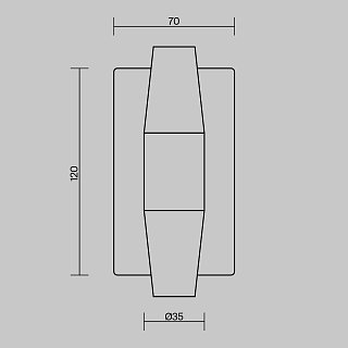 Настенный светильник (бра) Arana 3000К 6Вт