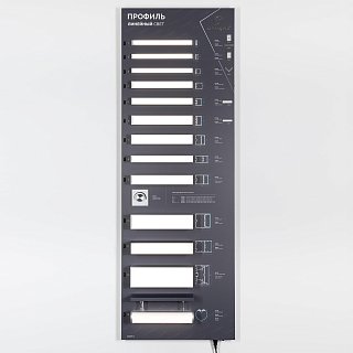 Стенд Профиль Линейный Свет LUX-E10-1760x600mm (DB 3мм, пленка, подсветка) (Arlight, -)