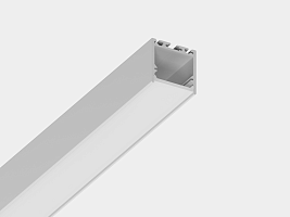Подвесной/накладной алюминиевый профиль Design LED LS3535, 2500 мм, белый, LS.3535-W-R