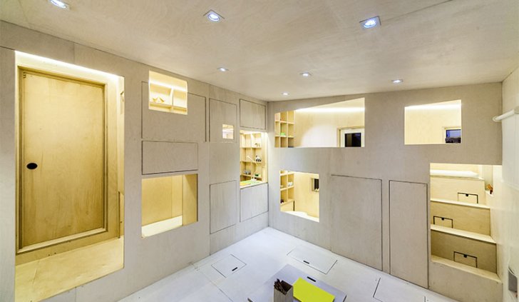 Скрытая светодиодная подсветка в комнате