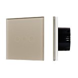 Светорегулятор сенсорный с Zigbee управлением SWT-OMALI-SD3-ZB-GD (250V, 500W) (Arlight, Стекло)