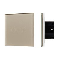 Светорегулятор сенсорный с Zigbee управлением SWT-OMALI-SD3-ZB-GD (250V, 500W) (Arlight, Стекло)