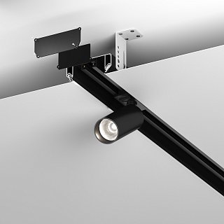 Алюминиевый профиль ниши скрытого монтажа в натяжной потолок 99x40