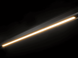 Светильник трековый линейный, серия SY-LINK, Черный, 24Вт, IP20, Теплый белый (3000К), SY-LINK-1200-BL-24-WW