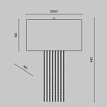 Настенный светильник (бра) Impressive E14х1 40Вт