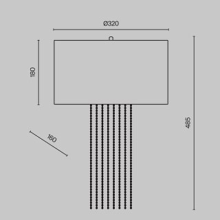 Настенный светильник (бра) Impressive E14х1 40Вт