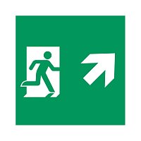 Пиктограмма EMGP-MARK-MA-RUP (Человек, Вверх-Вправо) (Arlight, Пластик)
