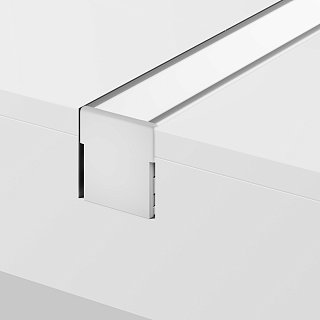 Комплект заглушек (для профиля 26×26) 2 шт., ALM-2626-EC 642060