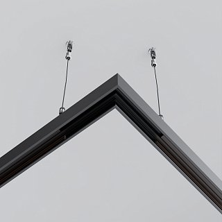 Коннектор угловой Exility накладной низкопрофильный