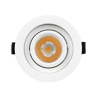 Светильник MS-VORTEX-BUILT-R90-12W Warm3000 (WH-WH, 20 deg, 230V) (Arlight, IP20 Металл, 5 лет)