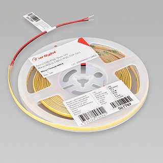 Светодиодная лента COB-X504-5mm 12V Warm3000 (6.5 W/m, IP20, CSP, 5m) (Arlight, -)