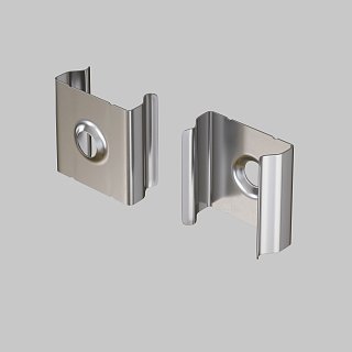 Комплект креплений (для профиля 22×12) 10 шт., ALM006MT