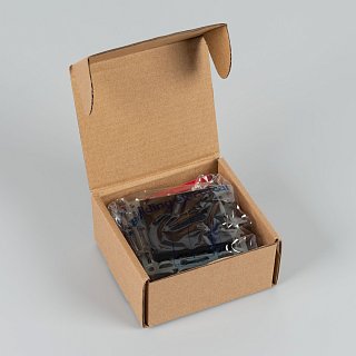 Механизм компьютерной розетки двойной SCT-MPC2-PL-BK (RJ-45, CAT6) (Arlight, -)