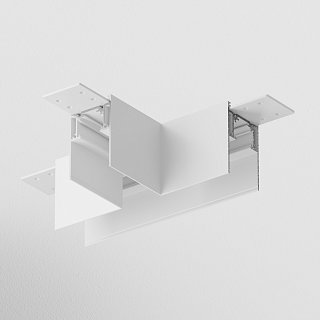 Коннектор Т-образный Gravity накладной белый