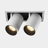 Светильник светодиодный потолочный встраиваемый поворотно-выдвижной, серия SPL, Ч/Б, 12Вт, IP20, Теплый белый (3000К), SPL-SQ2-12-WW