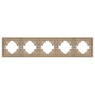 Рамка пластиковая FRM-TENDO-PL-5-GD (Arlight, -)