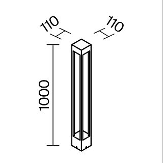 Ландшафтный светильник Elbe 3000К 10Вт IP 65