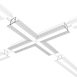 Крестовина SL-LINIA32-FANTOM (Arlight, Металл)