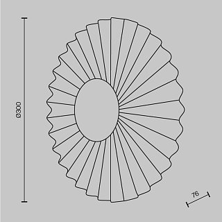 Настенный светильник (бра) Fiore 3000К 7Вт