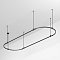 Основание ART-APRIORI-OVAL-ROD-800-3000x1000 (BK) (Arlight, IP20 Металл, 3 года)