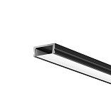 Алюминиевый профиль накладной 15x6 (Черный, 2 м), ALM-001-B-2M 631003