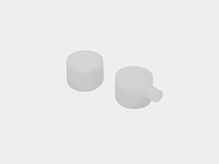 Комплект заглушек (с боковым выводом и без отверстия) для неоновой ленты 360° D25 END-L-360