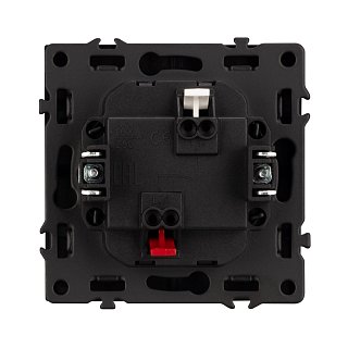 Механизм выключателя одноклавишный непроходной SWT-NOBE-MK01-SFPL-BK (230V, 10A) (Arlight, -)