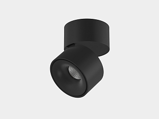 Светильник светодиодный потолочный накладной поворотный, серия I, Черный, 15Вт, IP20, Теплый белый (3000К), I-SF-BL-WW