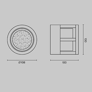 Настенный светильник (бра) Wolseley Road 3000К 6Вт IP 54