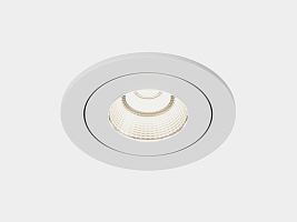 Светильник светодиодный потолочный встраиваемый наклонный, серия FA, Белый, 7,5Вт, IP54, Нейтральный белый (4000К), FA-NIA-179612EA-WH-NW