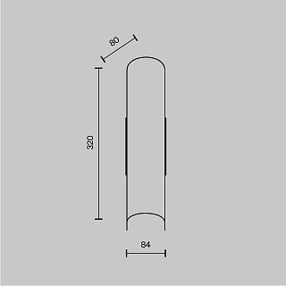 Настенный светильник (бра) Gioia E14х2 40Вт