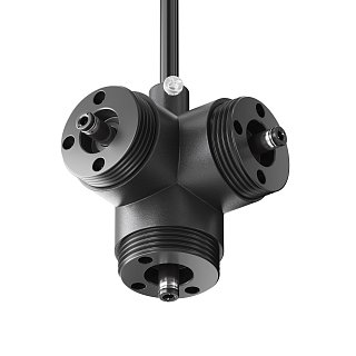 T-образный вертикальный коннектор для системы Shelf с вводом питания