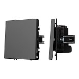 Механизм выключателя одноклавишный перекрёстный SWT-NOBE-MKX1-SFPL-GR (230V, 10A) (Arlight, -)