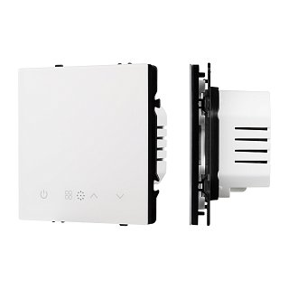 Терморегулятор SWT-NOBE-MTE-SFPL-WH (электрический тёплый пол) (Arlight, Белый кварц)