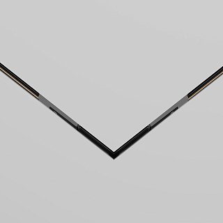 Коннектор угловой встраиваемый под шпаклевку, Levity