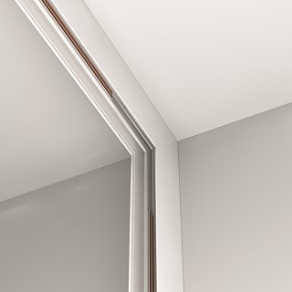 Коннектор внутренний Exility накладной белый