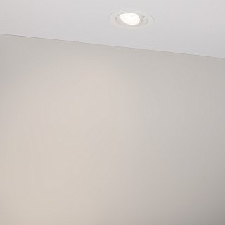 Светильник MS-VORTEX-BUILT-R90-12W Day4000 (WH-WH, 40 deg, 230V) (Arlight, IP20 Металл, 5 лет)