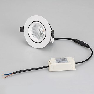 Светильник LTD-EXPLORER-R100-12W Warm3000 (BK, 38 deg, 230V) (Arlight, IP20 Металл, 3 года)