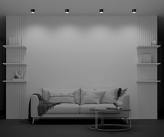 Потолочный светильник Glam GX53 12Вт