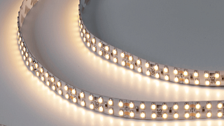 Светодиодная лента  3528, 240 LED/м, 19,2 Вт/м, 24В , IP20, Цвет: Теплый белый, SWG3240-24-19.2-WW-M