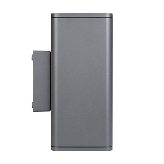 Светильник LGD-EVO-WALL-TWIN-S100x100-2x12W Warm3000 (GR, 44 deg, 230V) (Arlight, IP54 Металл, 3 года)
