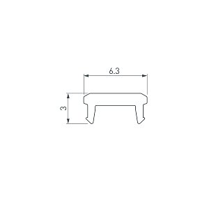 Экран SL-BEVEL-W21-2000 OPAL (Arlight, Пластик)