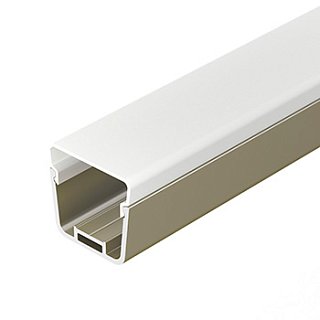 Профиль с экраном LINE-D-3734-2000 TETRA OLIVE GREY+OPAL  (Arlight, Алюминий)