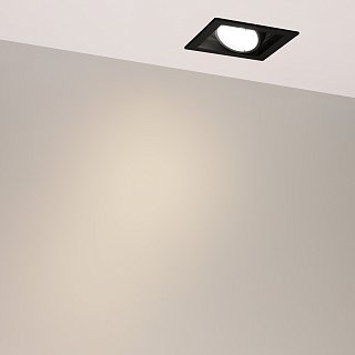 Светильник MS-VORTEX-BUILT-S117x117-20W Warm3000 (BK-BK, 40 deg, 230V) (Arlight, IP20 Металл, 5 лет)