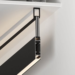 Профиль SL-LINE-25100-DUAL-2500 BLACK (Arlight, Алюминий)