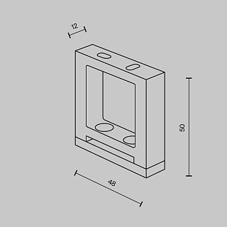 Крепеж для текстильной ленты, 1 шт.